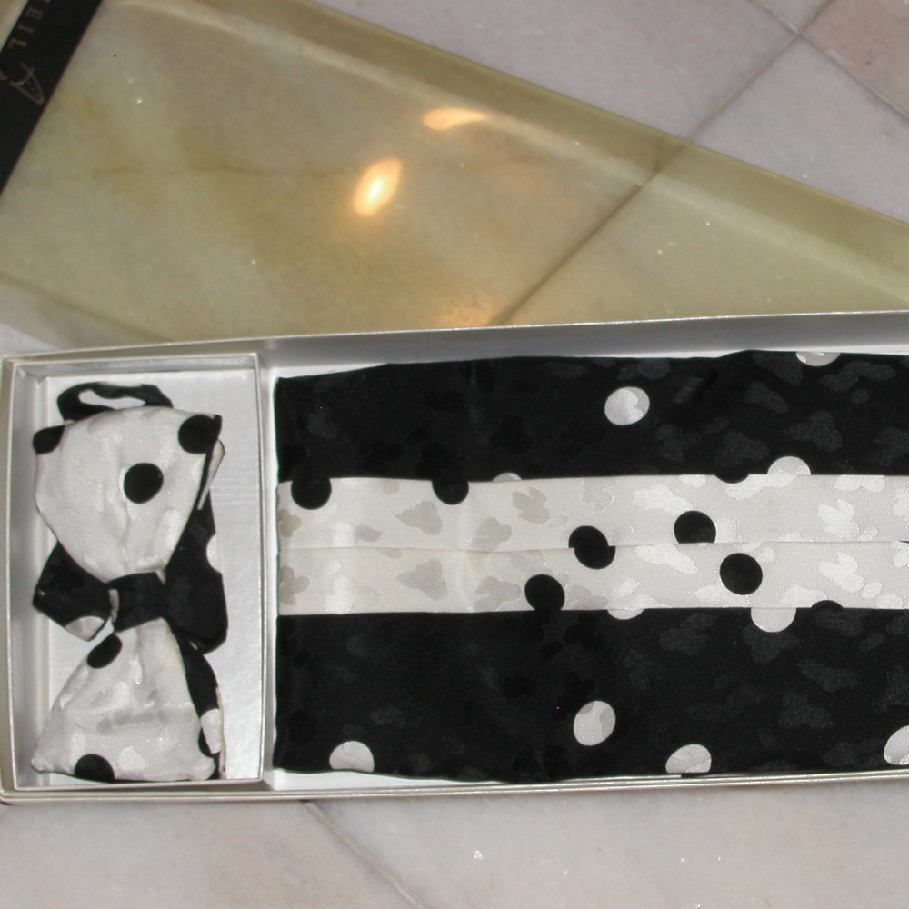Men Formal Cravat Party Ascot Cummerbund Bow Tie